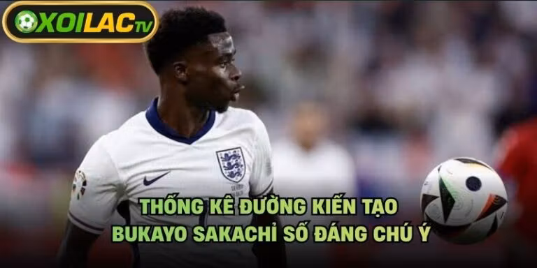 Thống Kê Đường Kiến Tạo Bukayo Saka - Chỉ Số Đáng Chú Ý